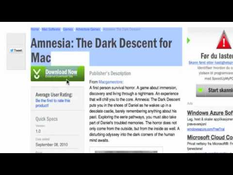 Amnesia The Dark Descent For Mac